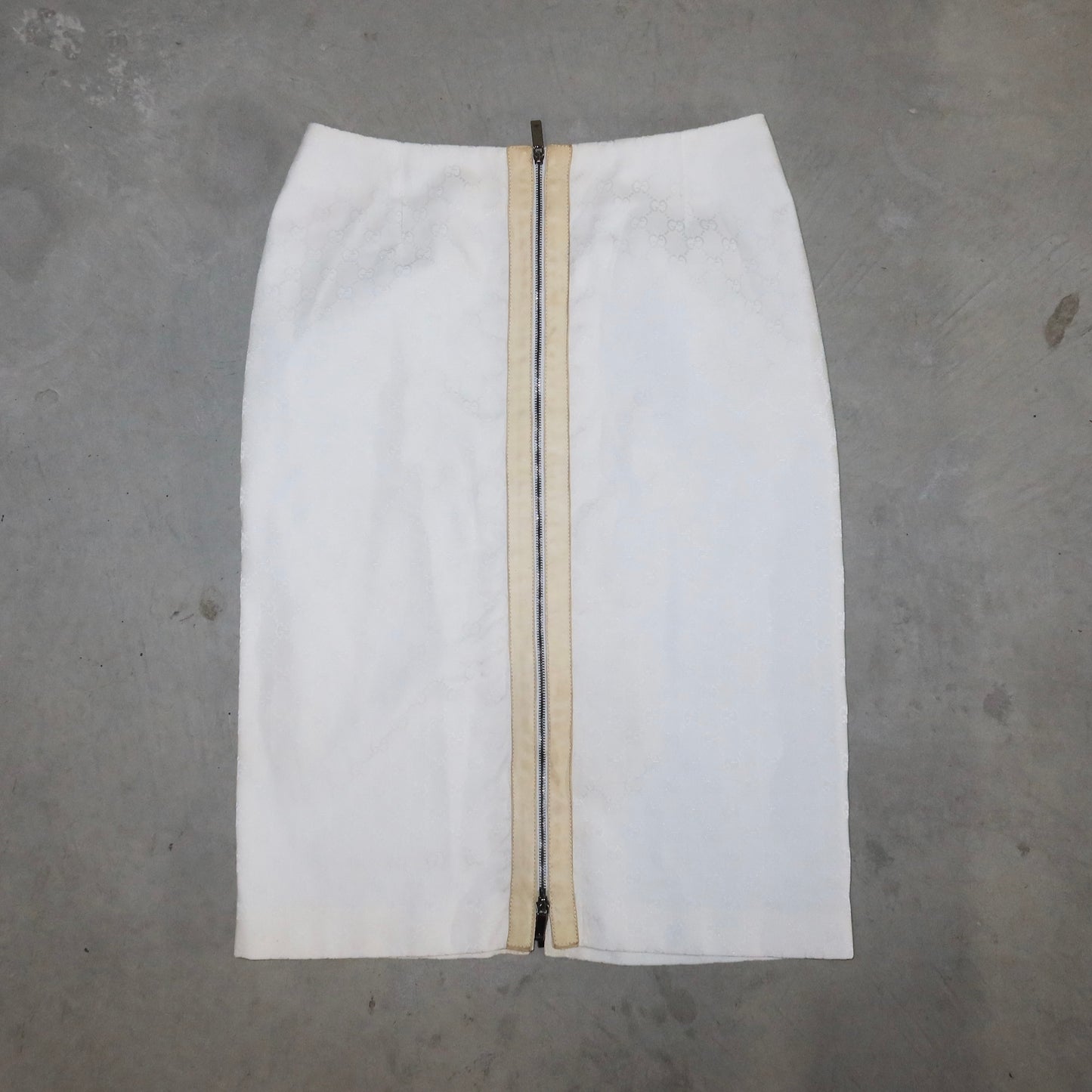 Gucci SS2000 Monogram Pencil Skirt