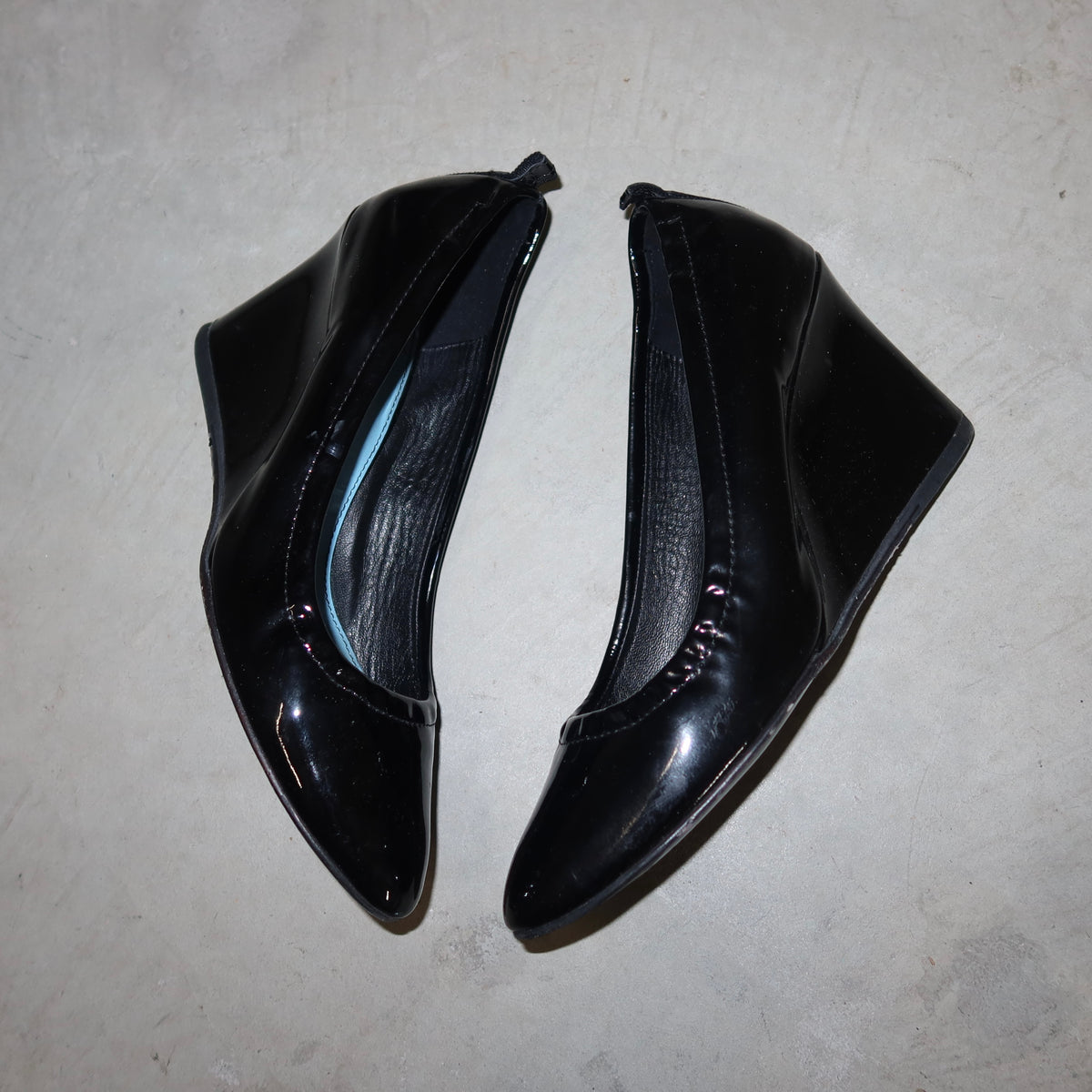 Lanvin Patent Wedges (39.5)