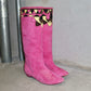 Emilio Pucci Pink Suede Boots (38)