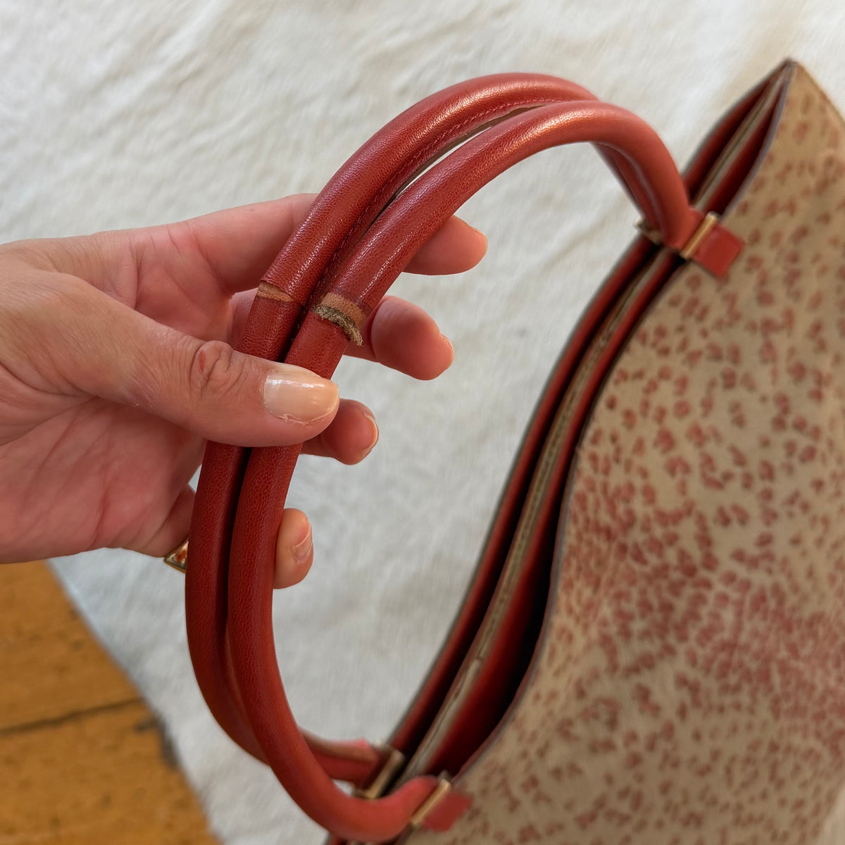 Bottega Veneta SS2000 XL Leopard Bag