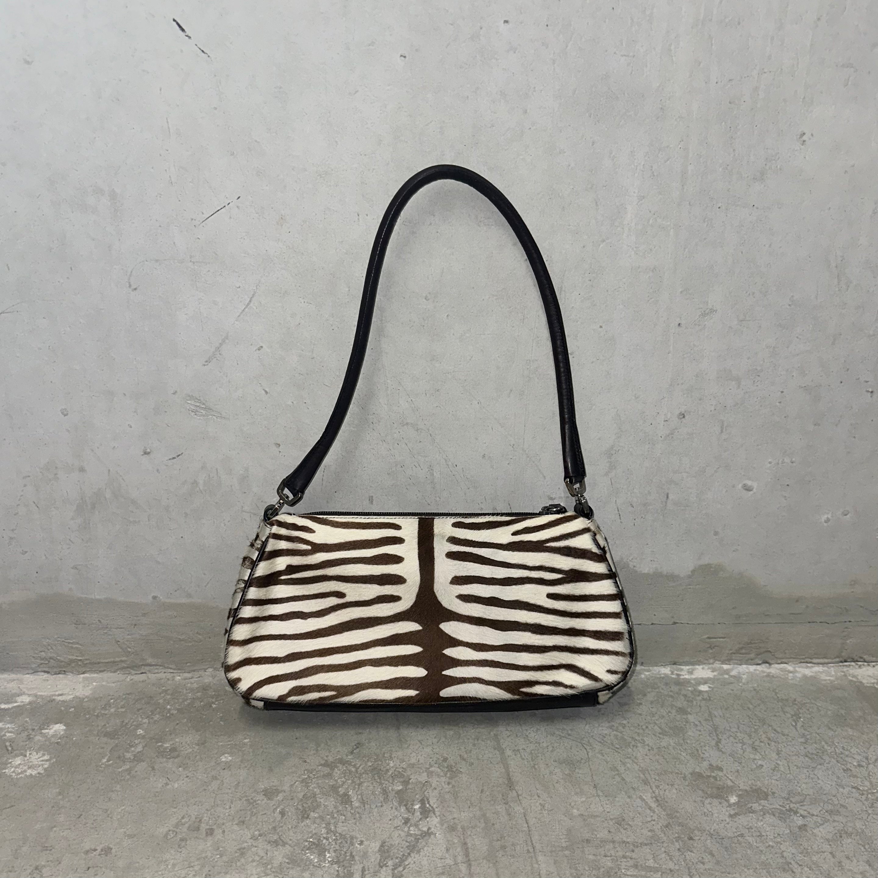 Prada Zebra Pony Hair Mini Bag