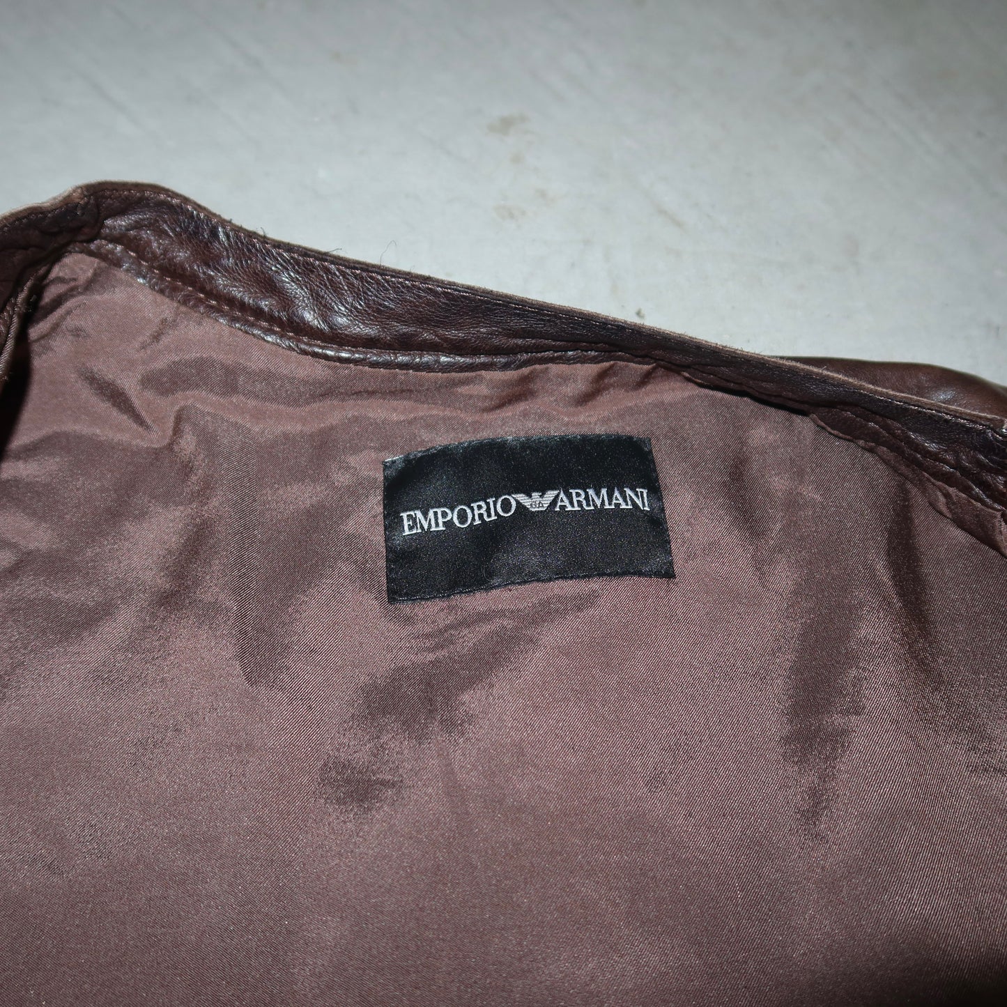 Emporio Armani AW2006 Leather Jacket