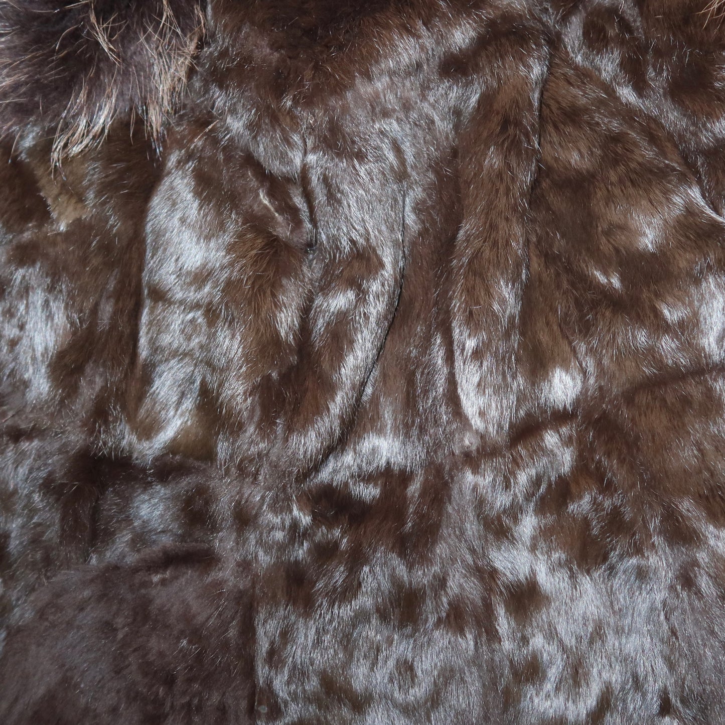 Vintage Leather and Fur Jacket