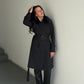 Michael Klein Fur Trim Trench