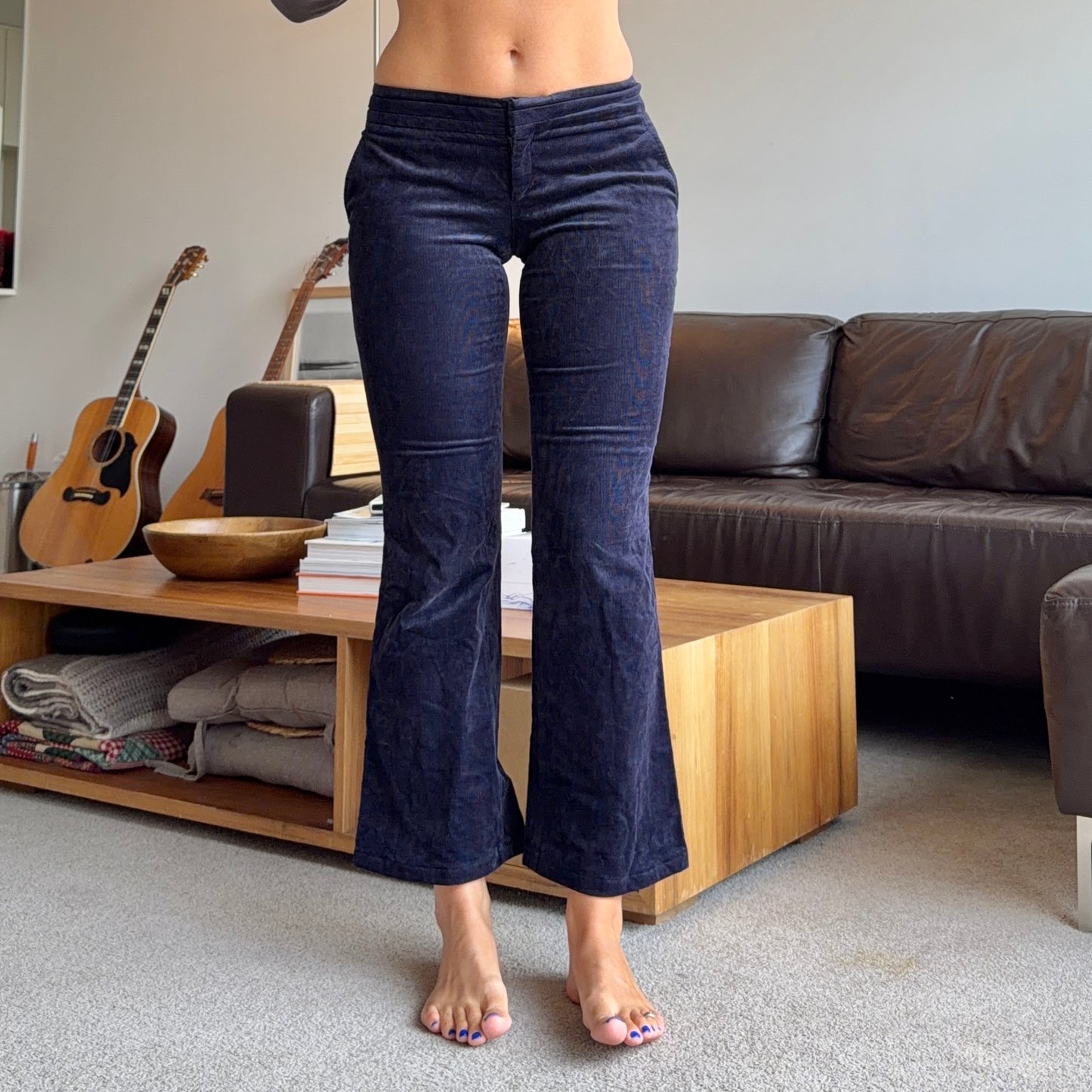 Gucci 2006 Blue Corduroy Pants
