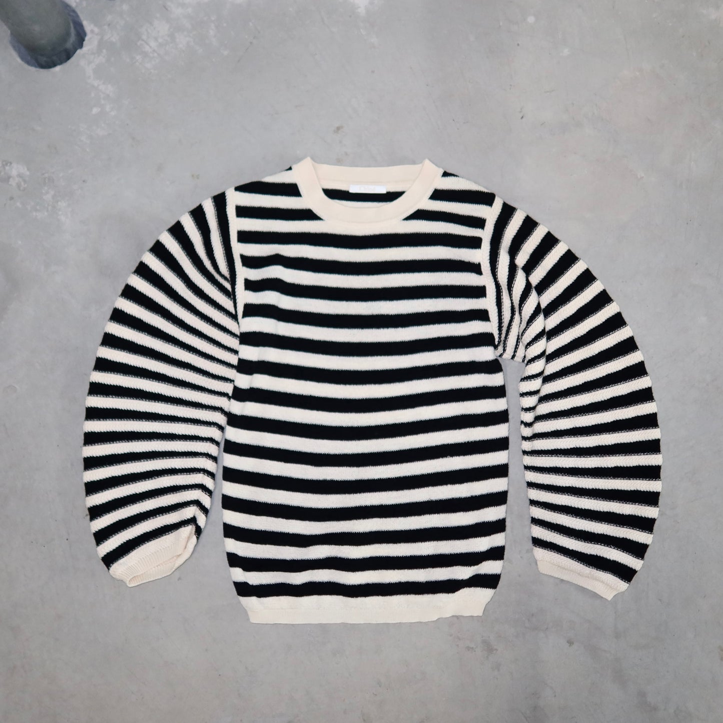 Chloé SS2014 Striped Balloon Sleeve Jumper