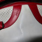 Prada Red and White Bowling Bag