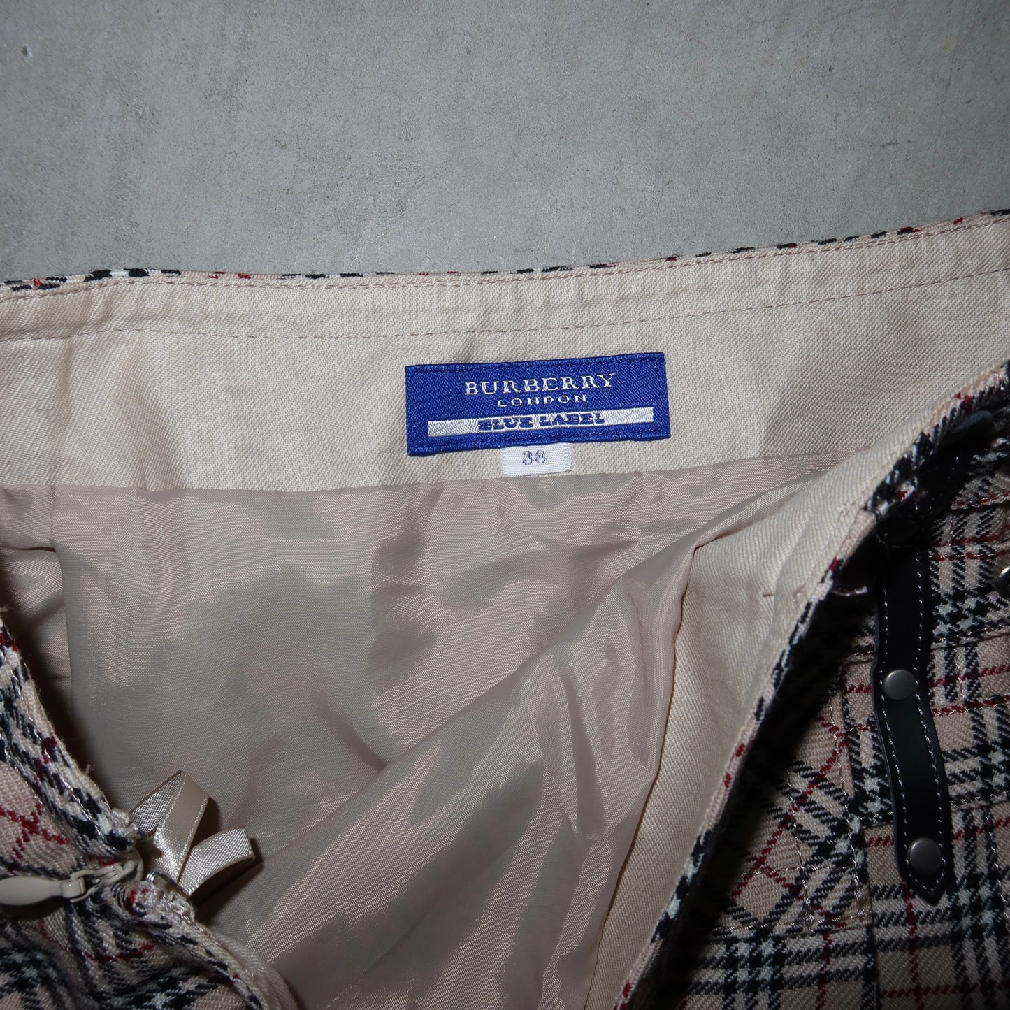 Burberry Nova Check Mini Skirt