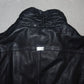 Emporio Armani Longline Leather Jacket