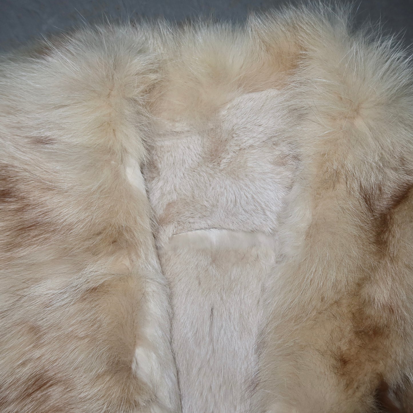 Vintage Leather and Real Fur Jacket