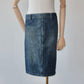 Gucci 2001 Denim Skirt