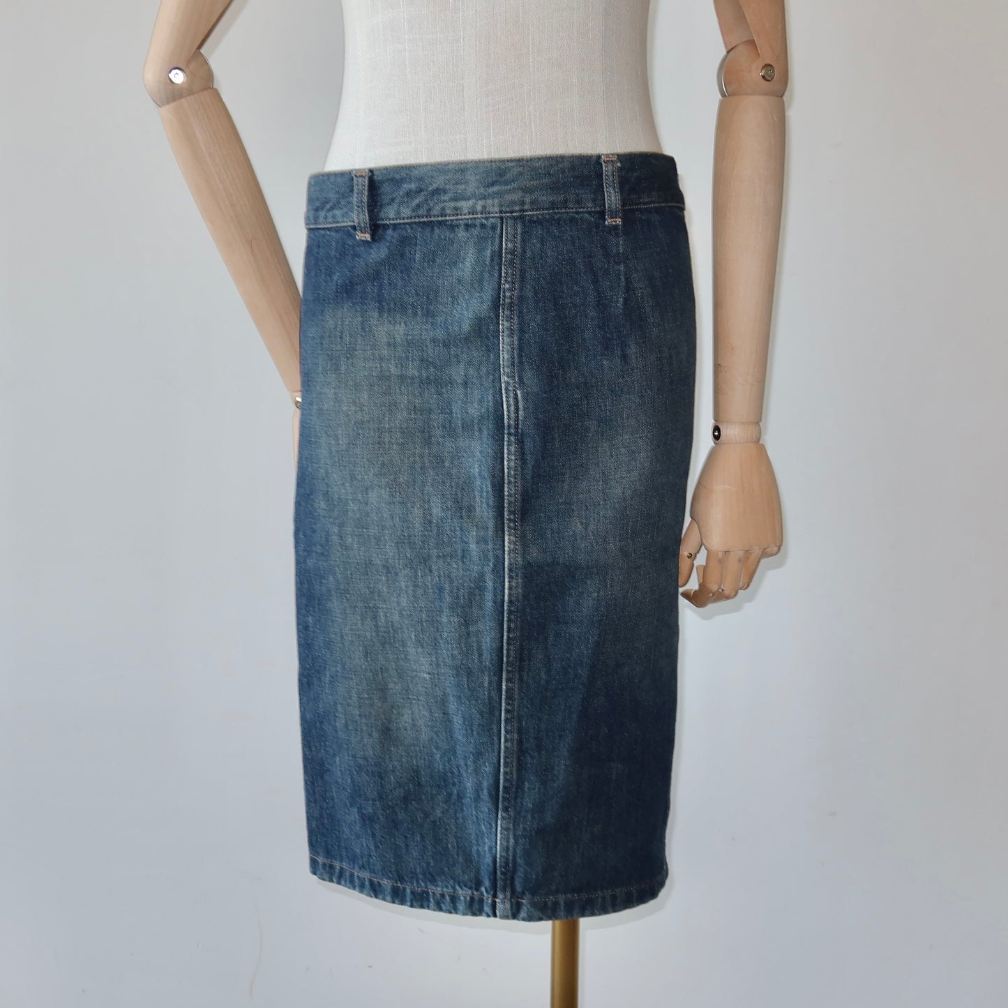 Gucci 2001 Denim Skirt