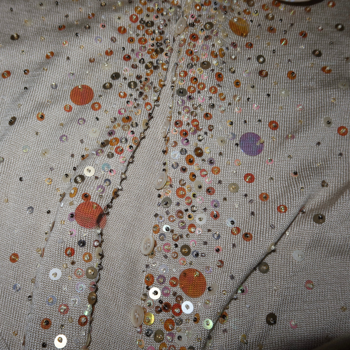 Moschino Sequin Cardigan