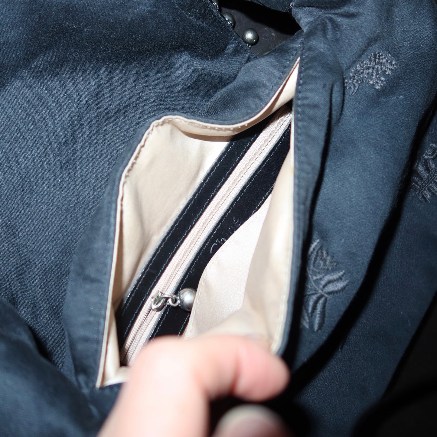 Chloé Embroidered Cotton Bracelet Bag