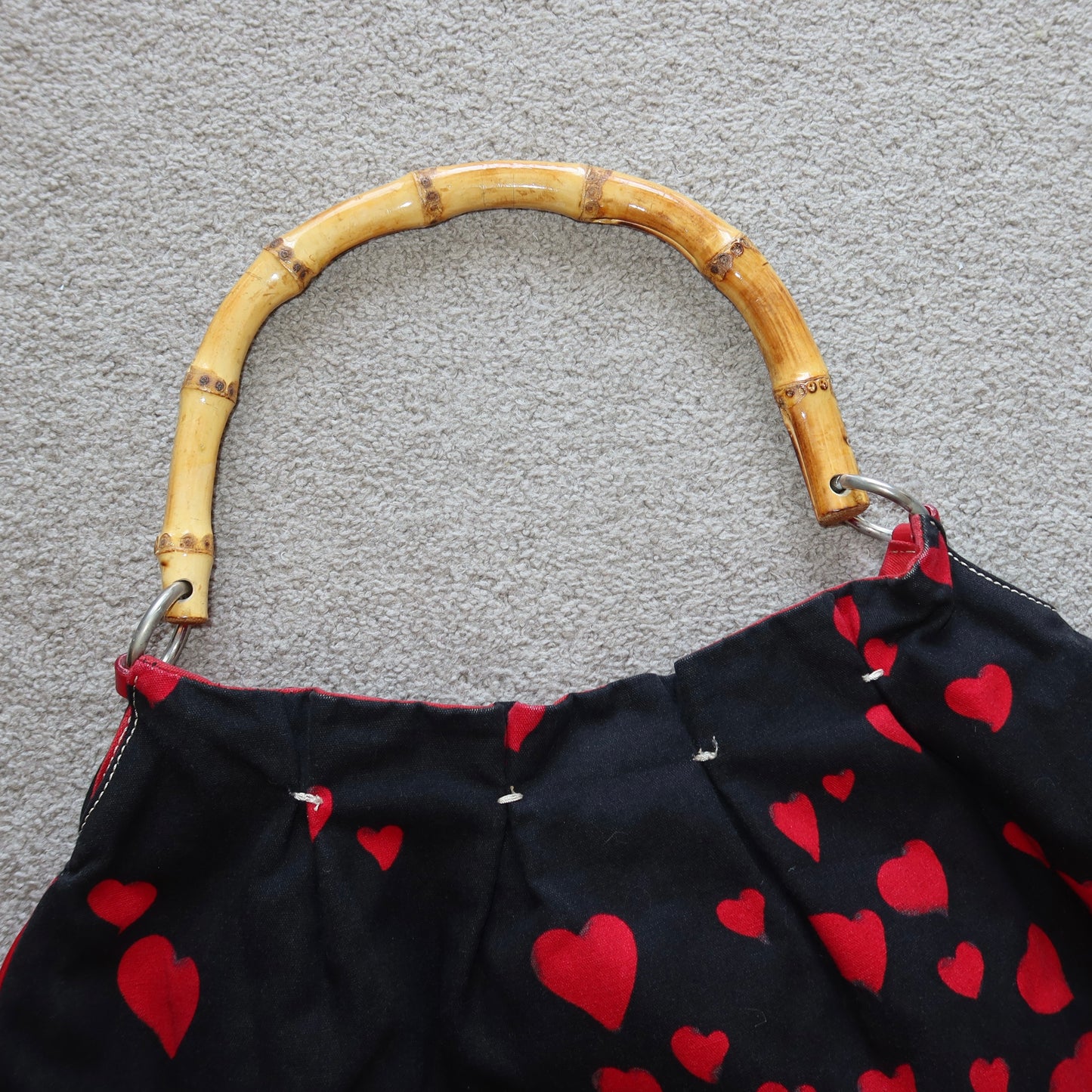Moschino Heart Print Bag