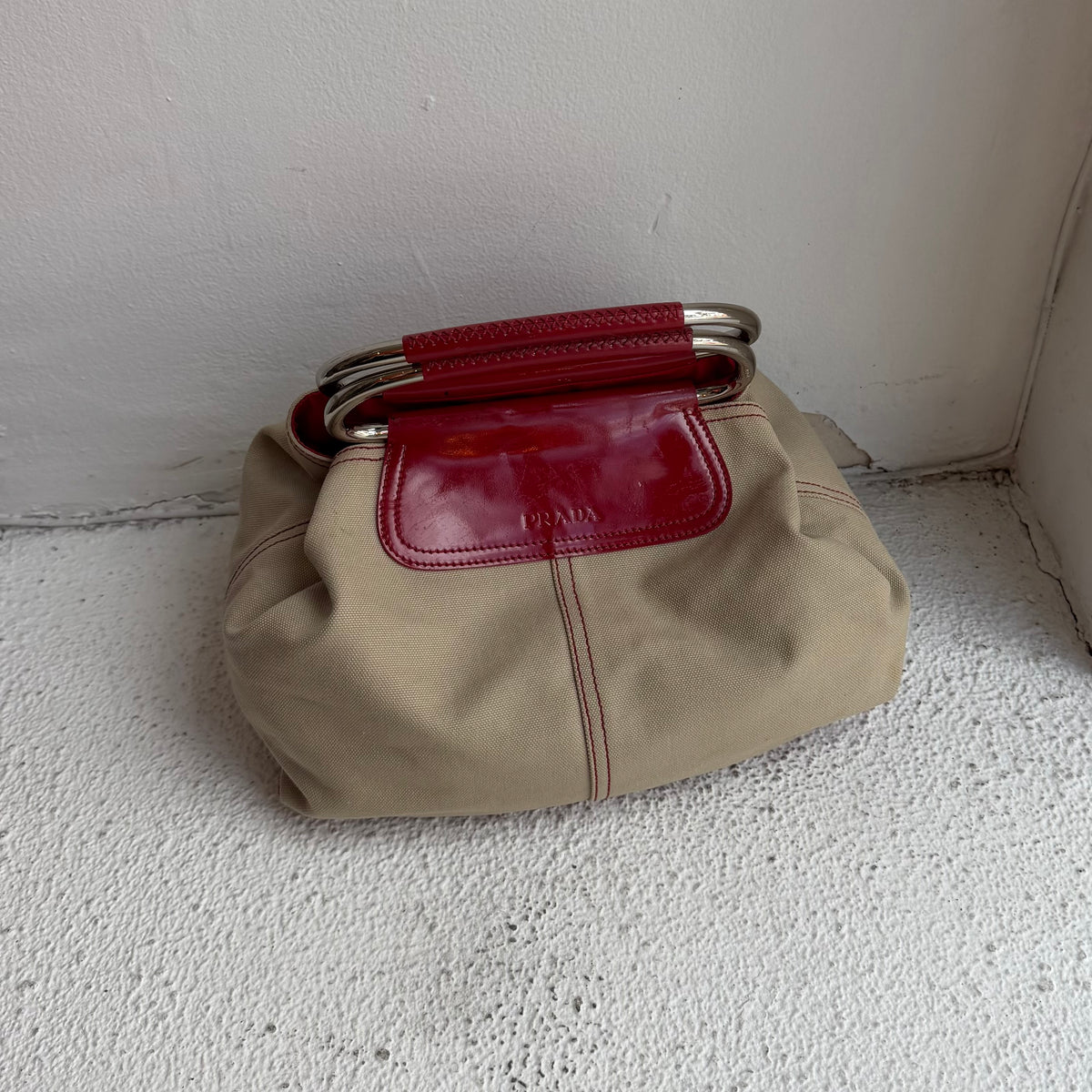 Prada SS2003 Ring Handle Bag