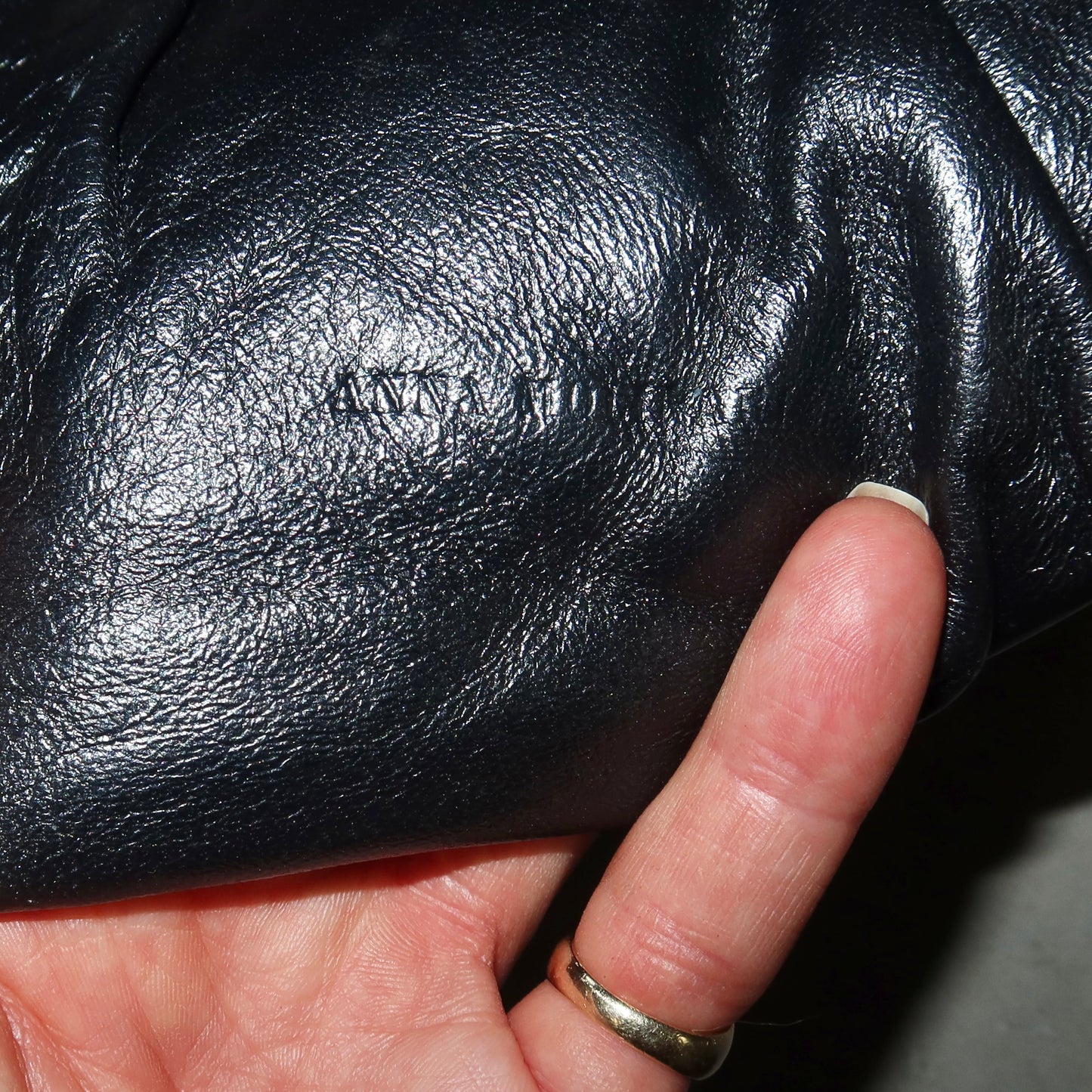Anna Molinari Metallic Mini Bag
