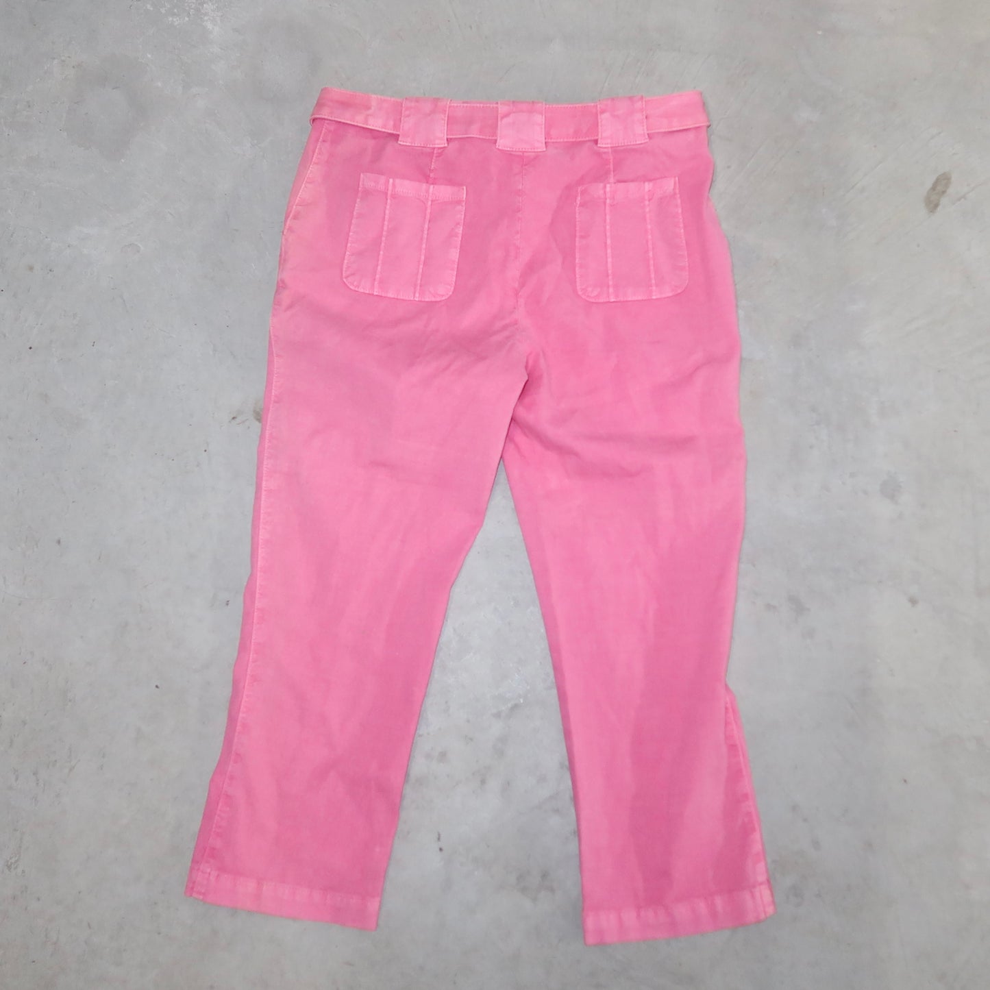 D&G Pink Capris with Belt