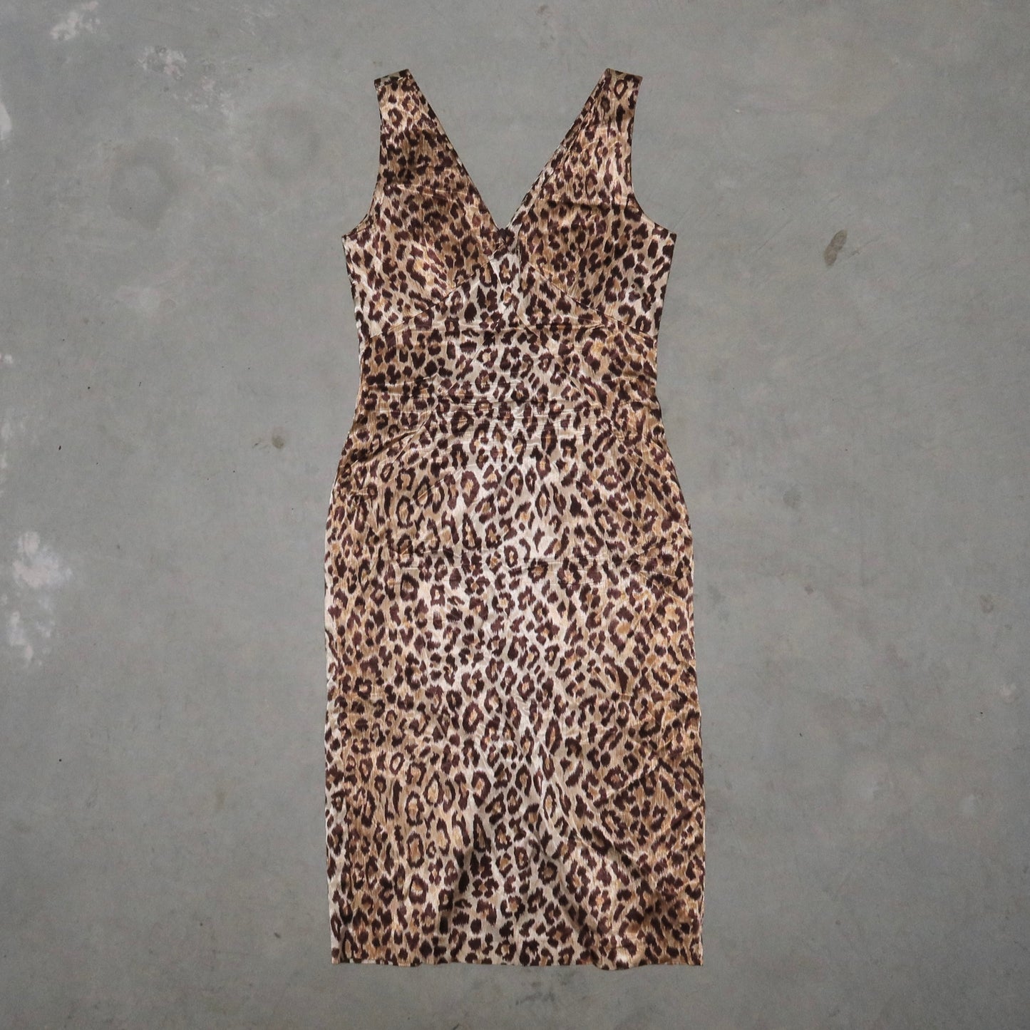 D&G Leopard Print Midi Dress