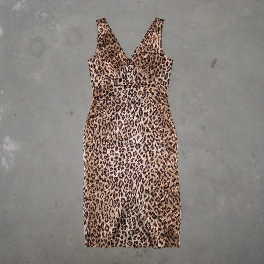 D&G Leopard Print Midi Dress