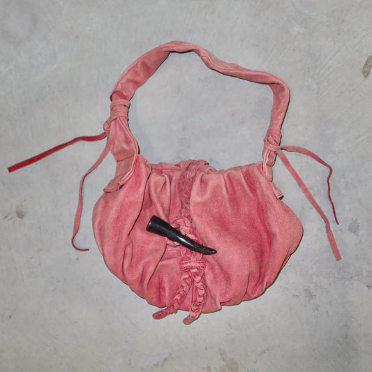 Vintage Japanese Red Leather Bag