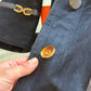 Vintage Suede Fur Lined Trench