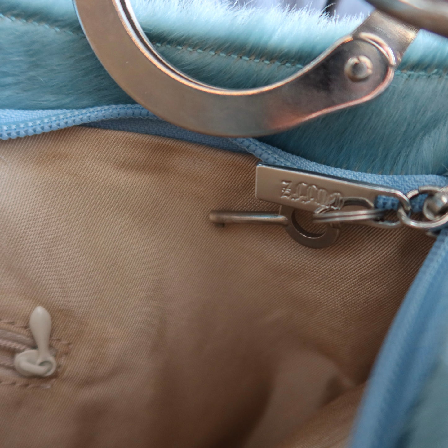 Cuffz Rare Blue Cowhide Bag