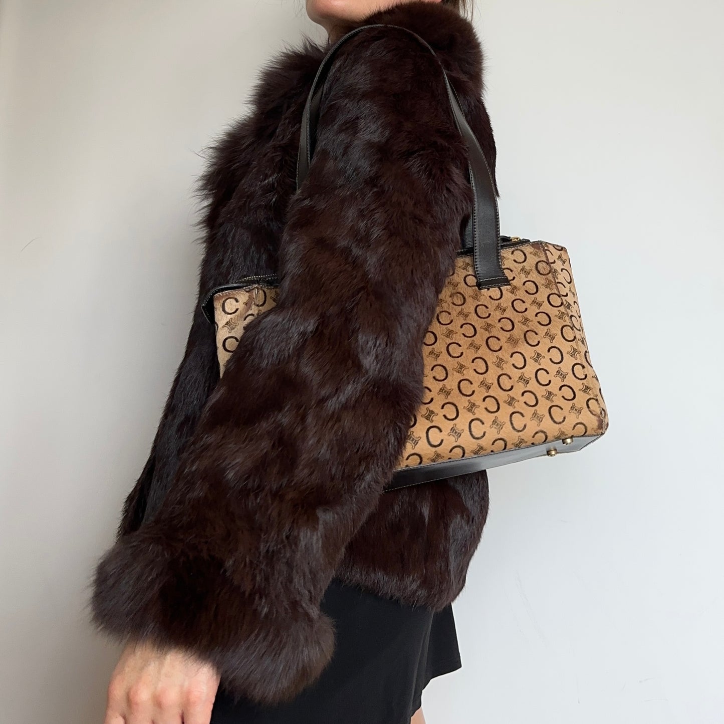 Celine Macadam Cowhide Tote