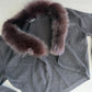 Michael Klein Real Fur Trim Bolero