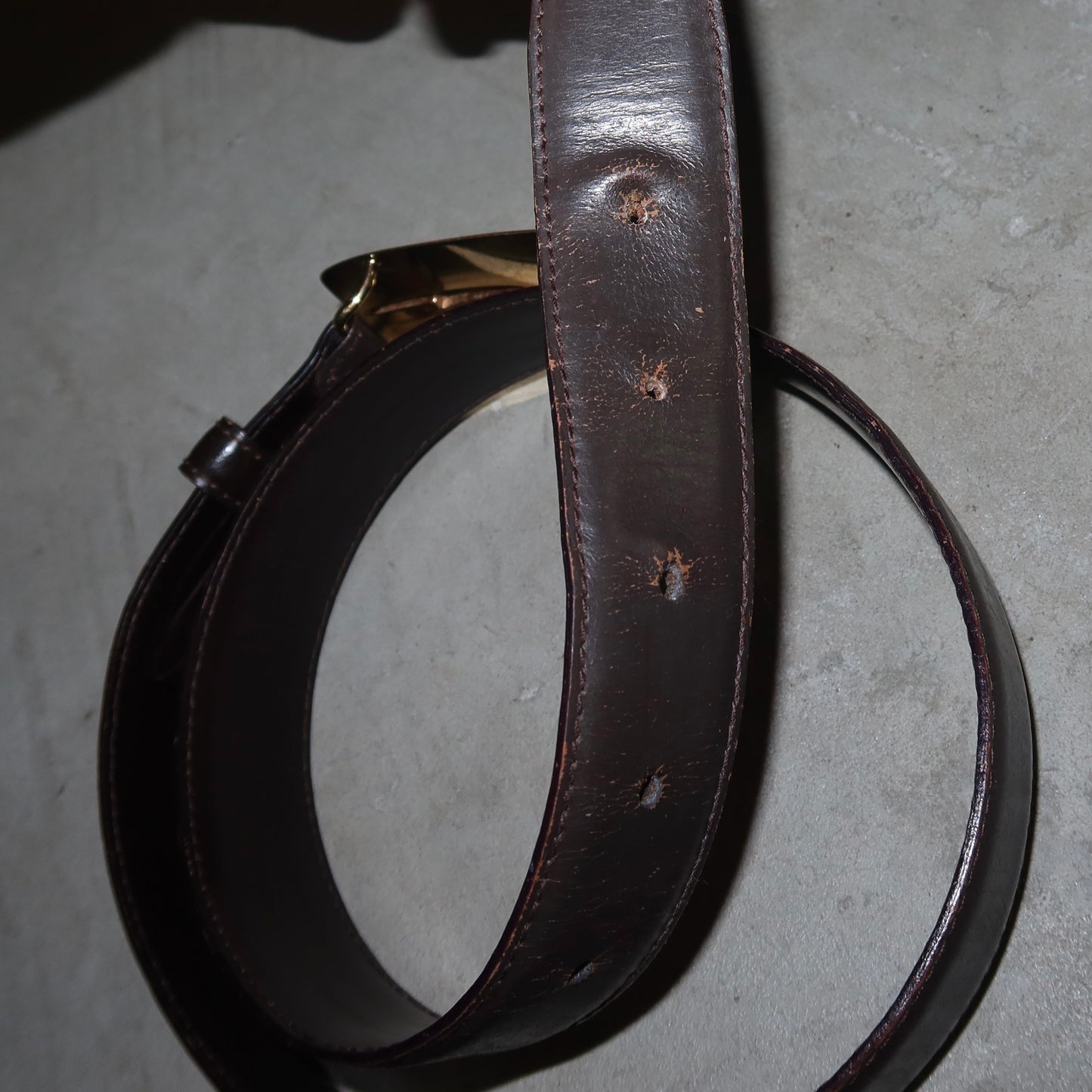 Gucci AW1996 Brown Leather Belt