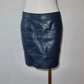 Celine Navy Lambskin Skirt