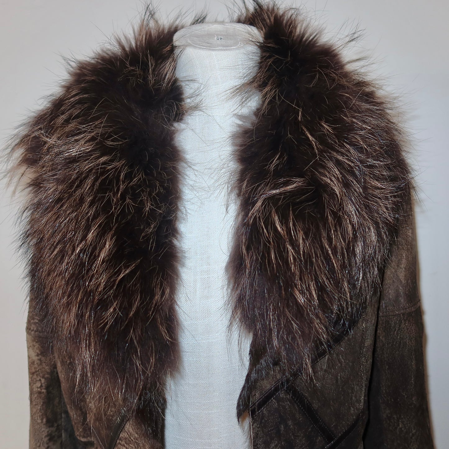 Vintage Leather and Fur Jacket