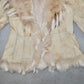 Vintage Leather and Real Fur Jacket