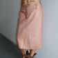Fendi 2004 Selleria Pink Metallic Skirt