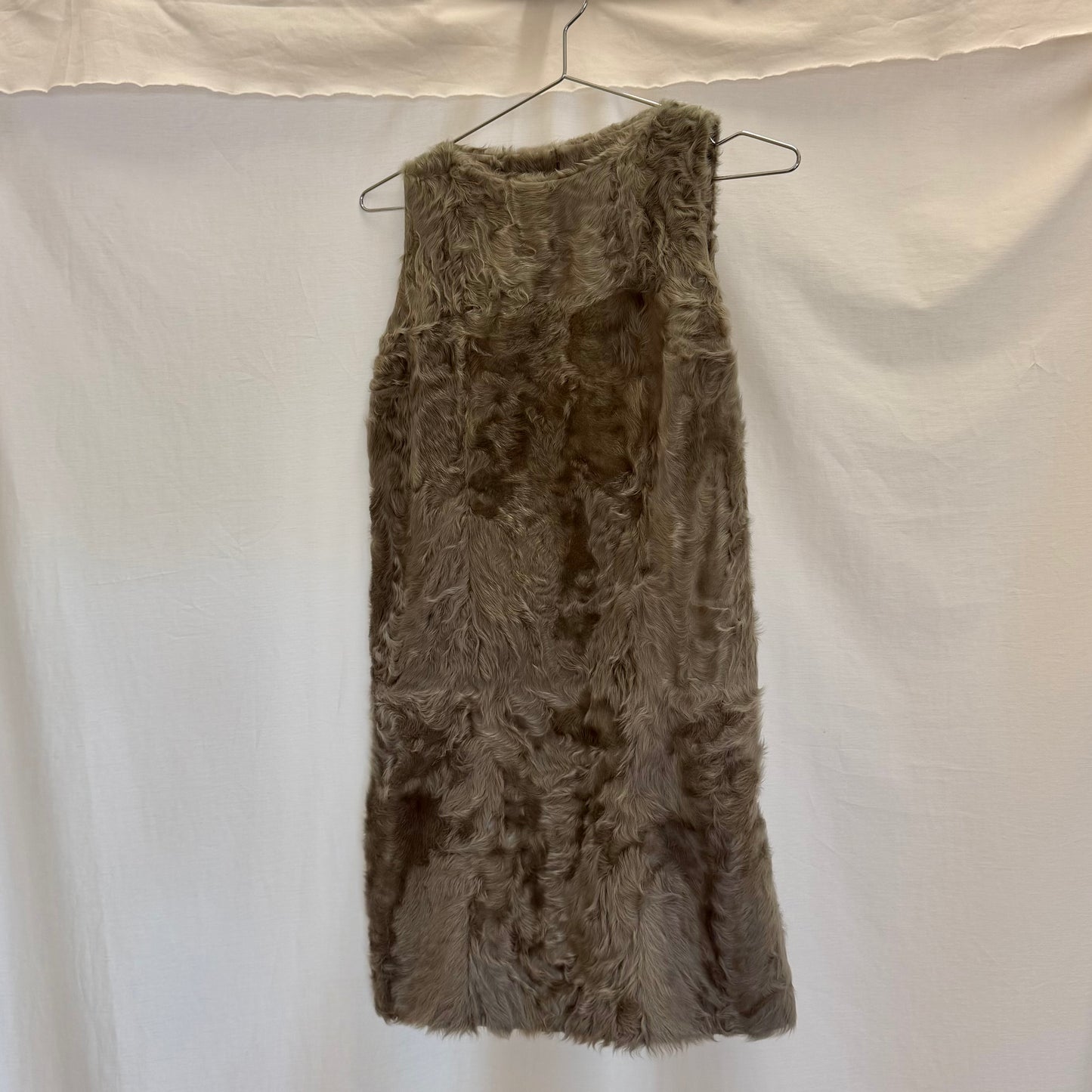 Ermanno Scervino Real Fur Dress