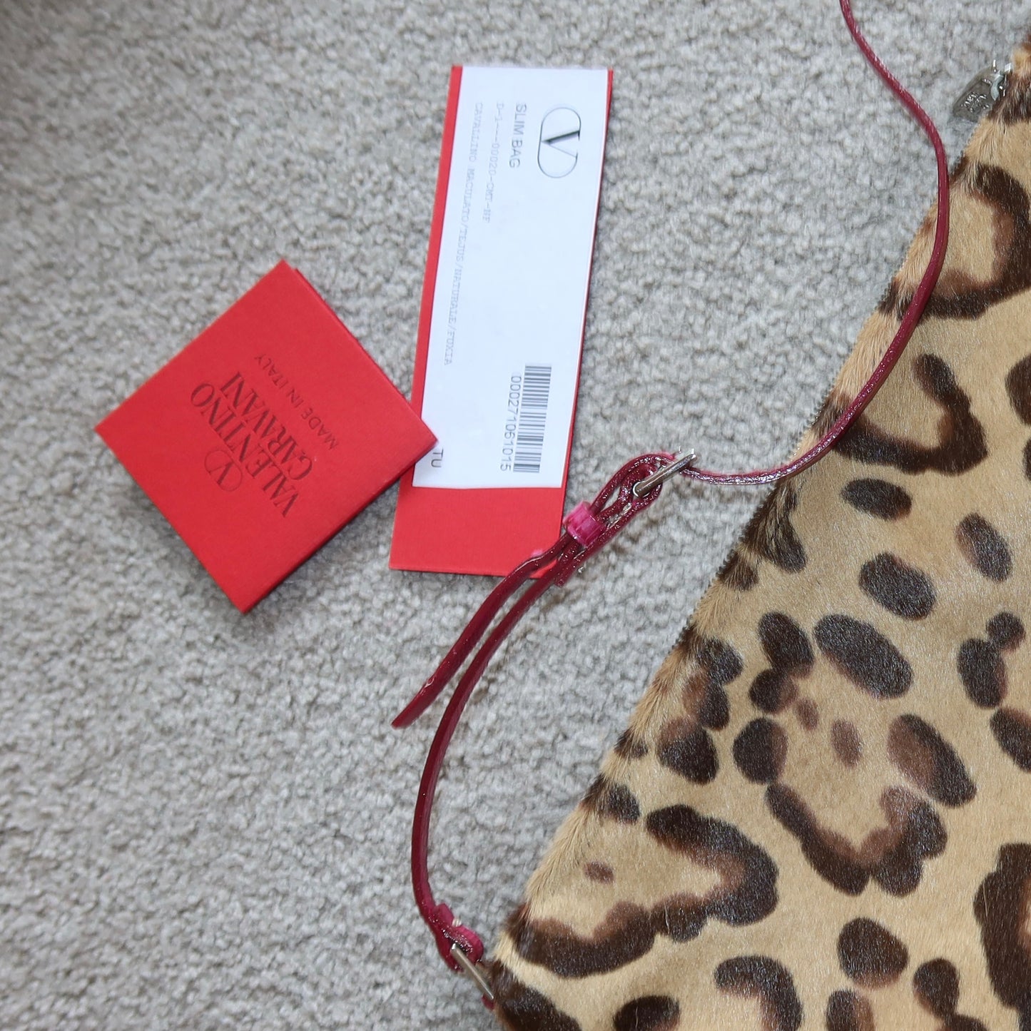 Valentino SS2000 Pony Hair Leopard Print Bag