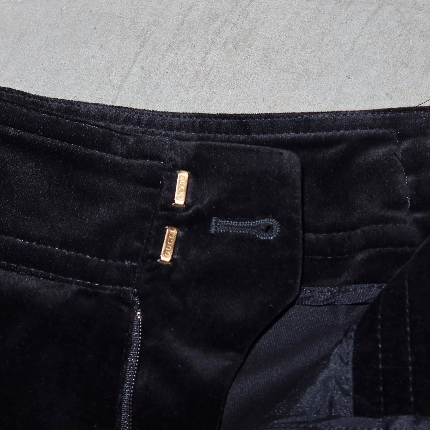 Gucci 2005 Velvet Trousers