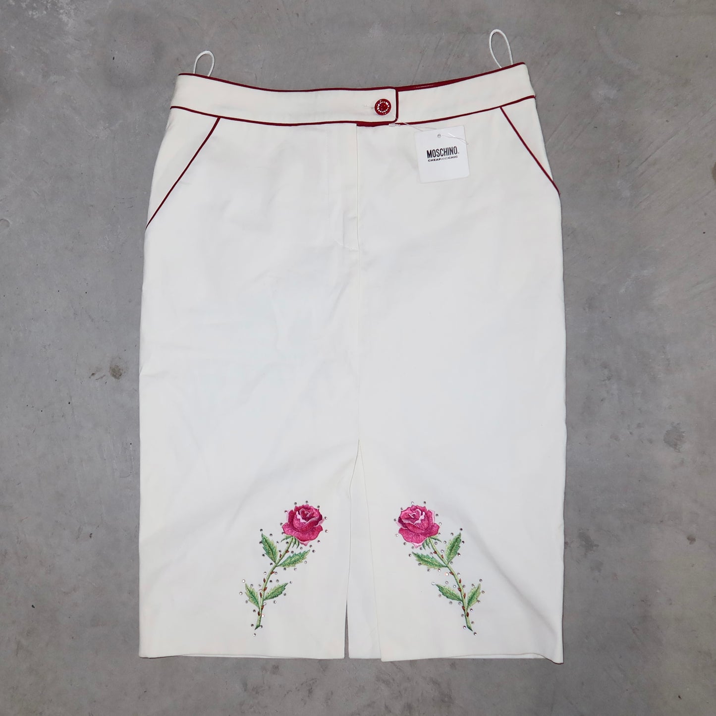 Moschino Embroidered Pencil Skit