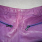 Gianni Versace Purple Leather Pants