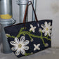 Fendi by Karl Lagerfeld Floral Denim Tote