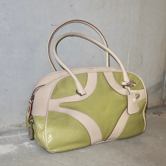 Prada Green Bowling Bag