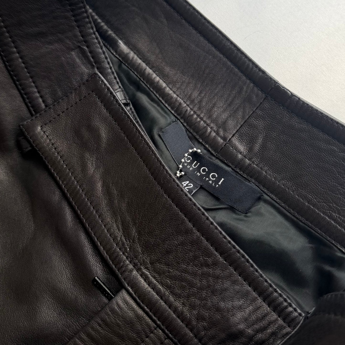 Gucci Leather Pants