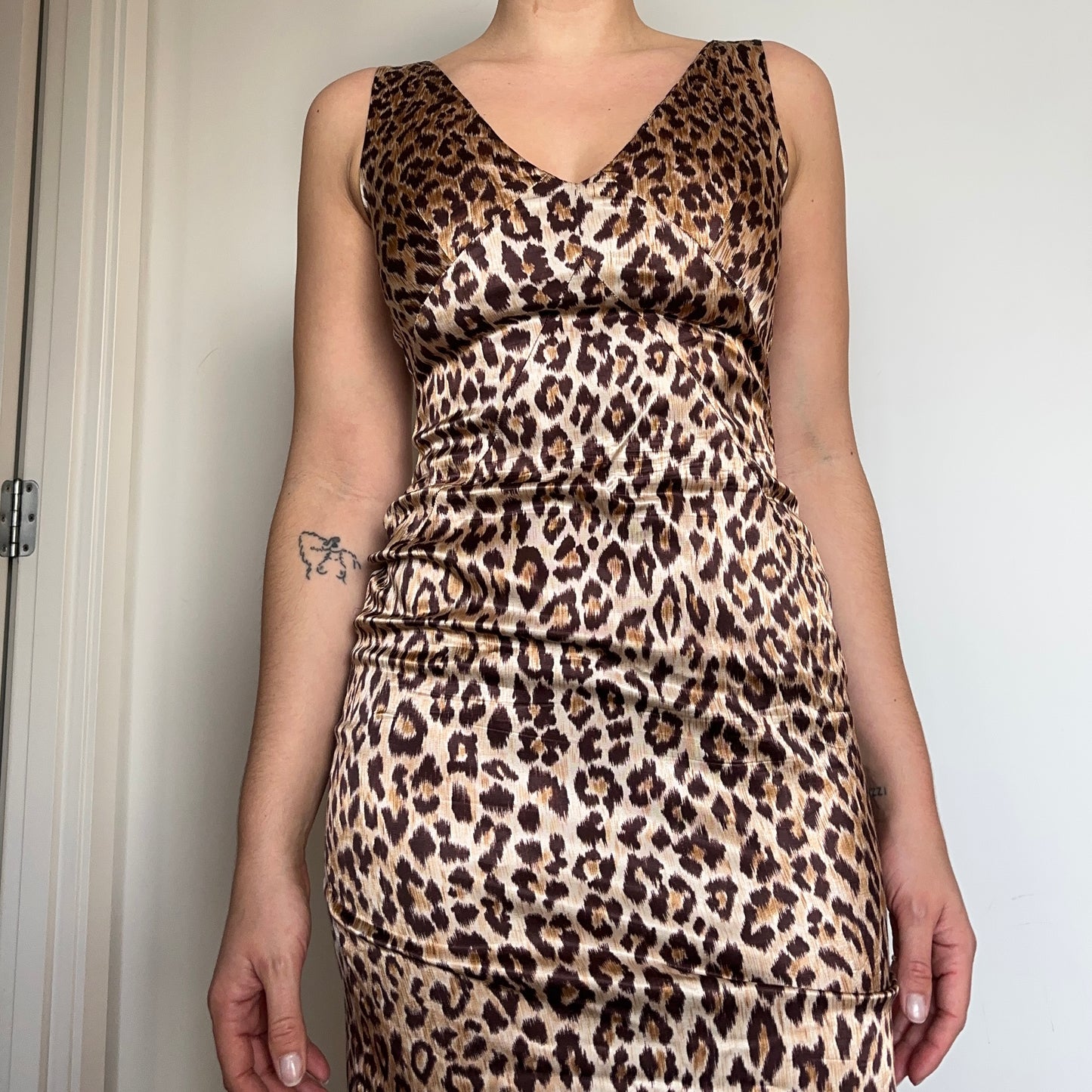 D&G Leopard Print Midi Dress