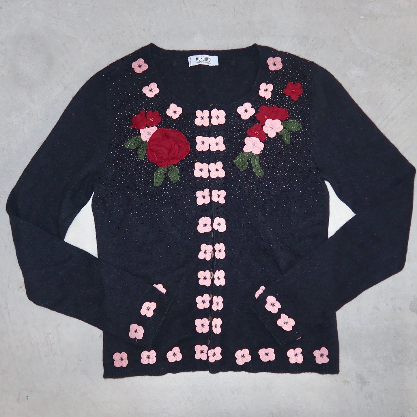 Moschino Floral Cardigan