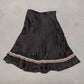 Chloe Brown Silk Skirt