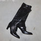 Chanel Leather Boots (37.5)