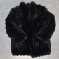 Vintage Black Fox Fur Coat