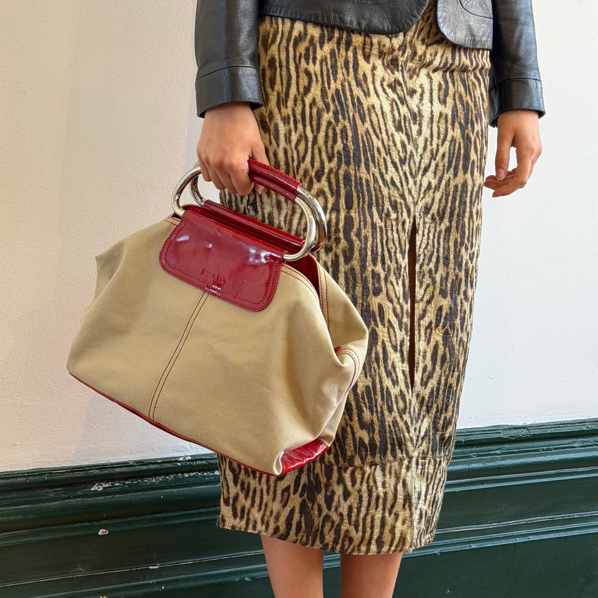 Prada SS2003 Ring Handle Bag