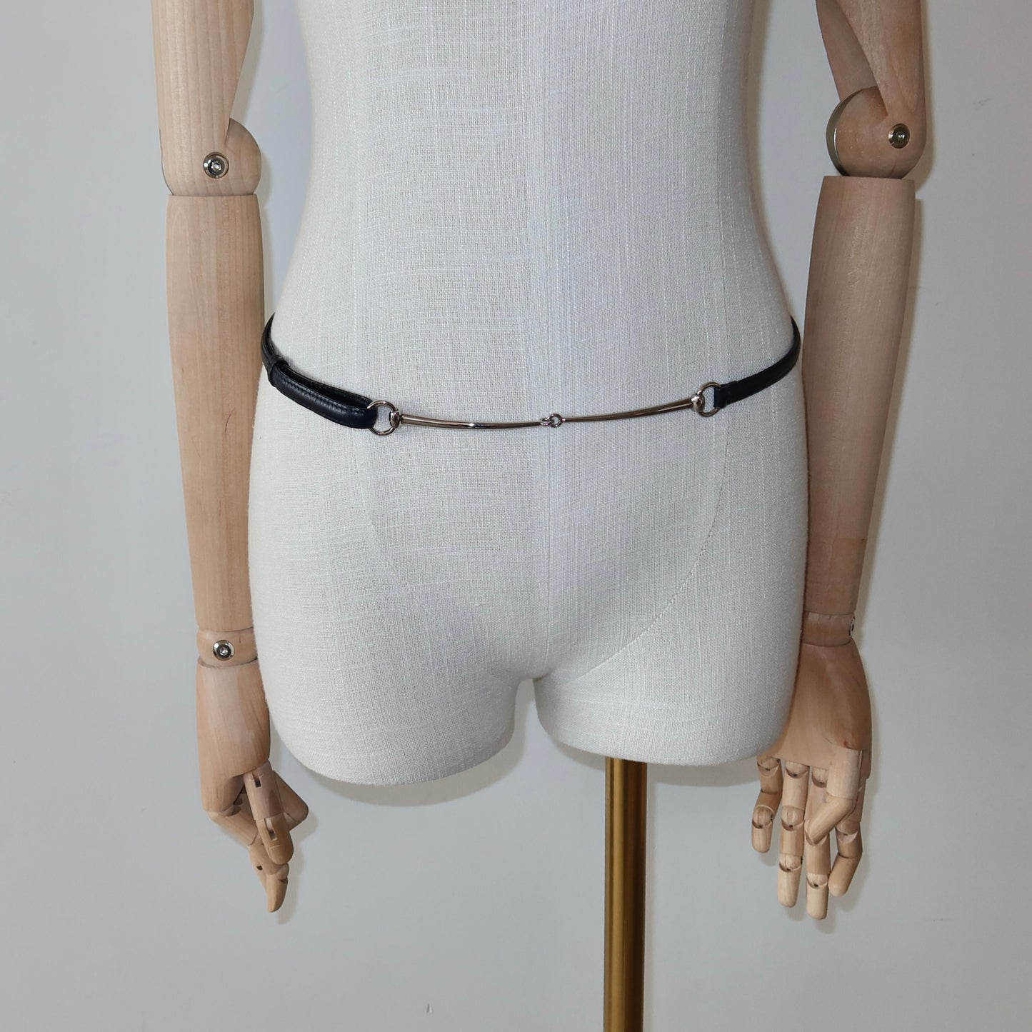 Gucci Black Horsebit Belt