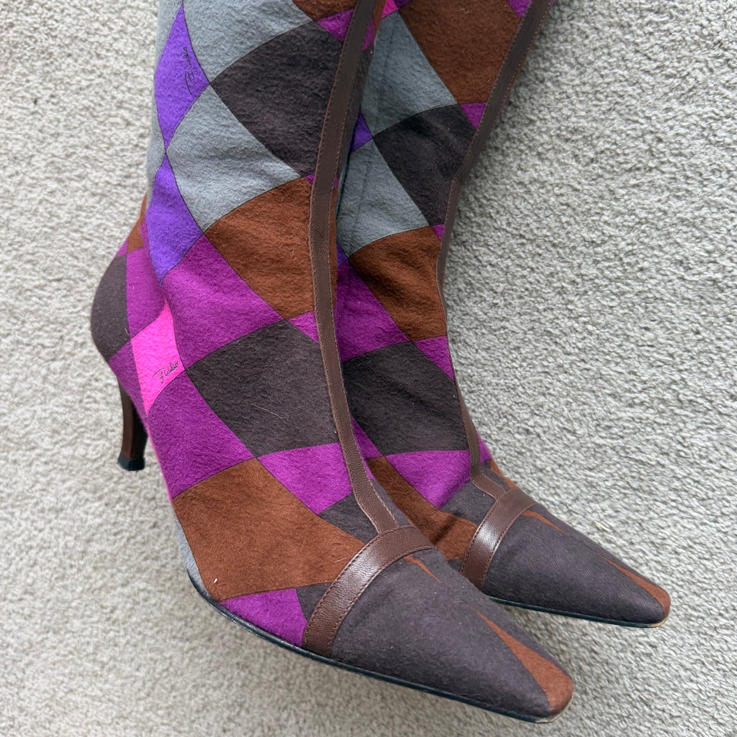 Emilio Pucci Felt Boots (38)